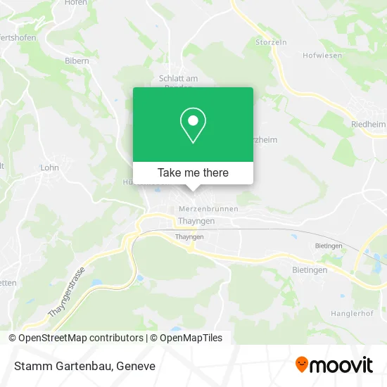 Stamm Gartenbau map