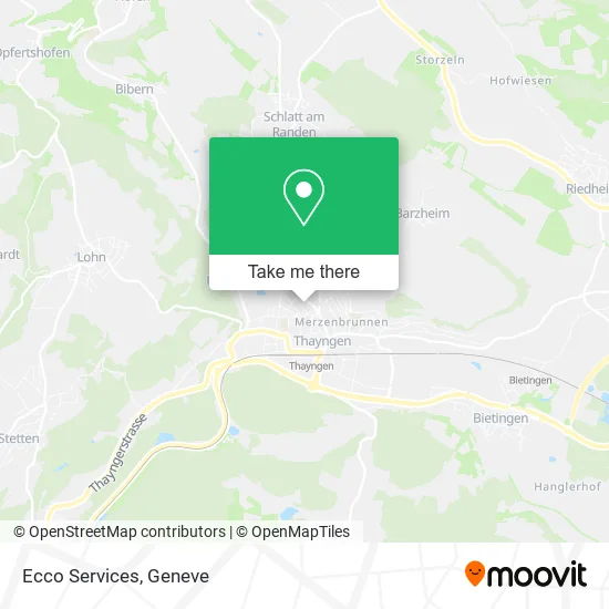 Ecco Services map