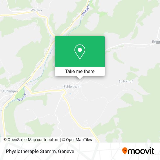 Physiotherapie Stamm map