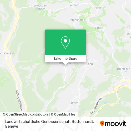 Landwirtschaftliche Genossenschaft Büttenhardt map