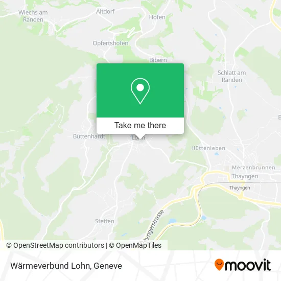 Wärmeverbund Lohn map