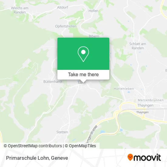 Primarschule Lohn map