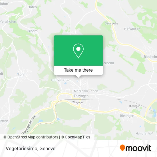 Vegetarissimo map