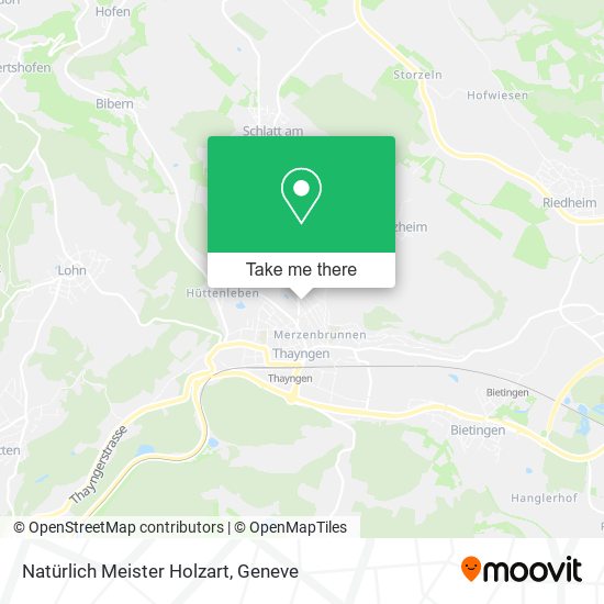 Natürlich Meister Holzart map