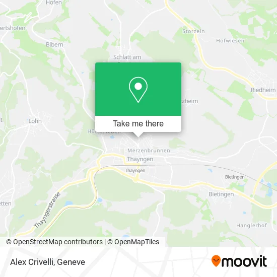 Alex Crivelli map