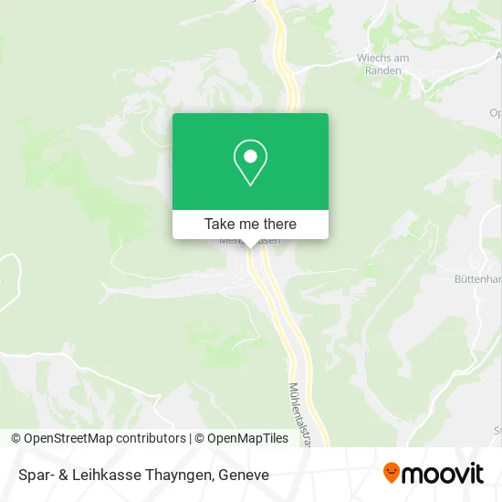 Spar- & Leihkasse Thayngen map