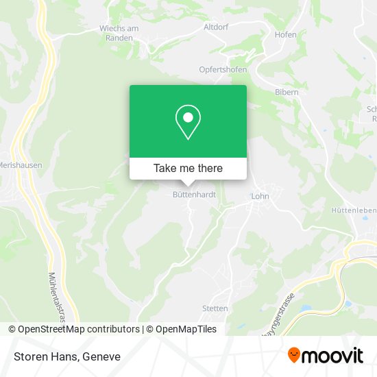 Storen Hans map