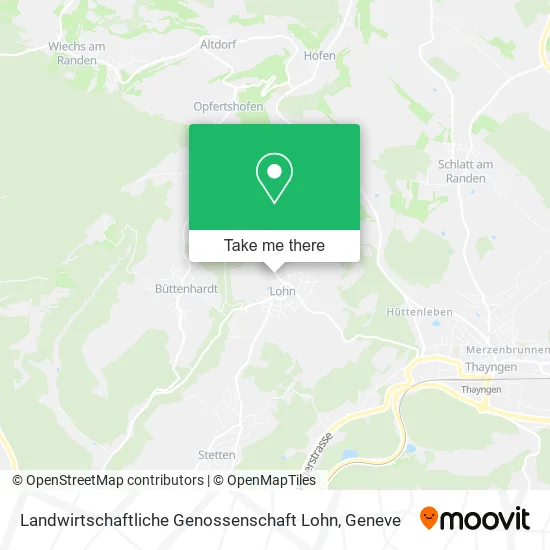 Landwirtschaftliche Genossenschaft Lohn map