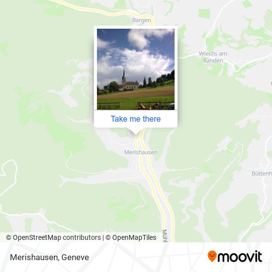 Merishausen map