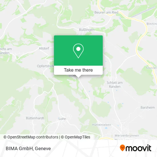 BIMA GmbH map