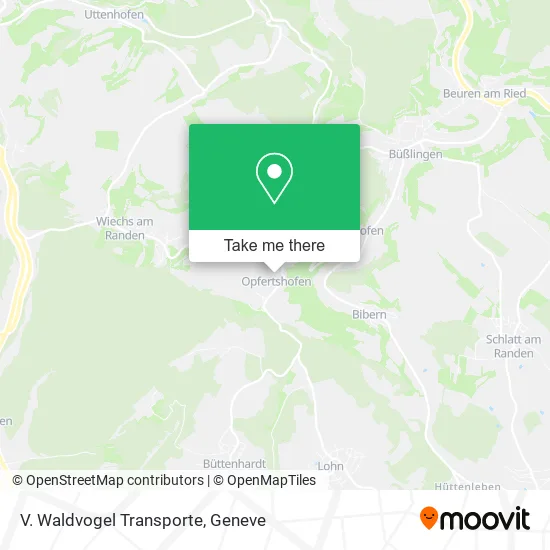 V. Waldvogel Transporte map