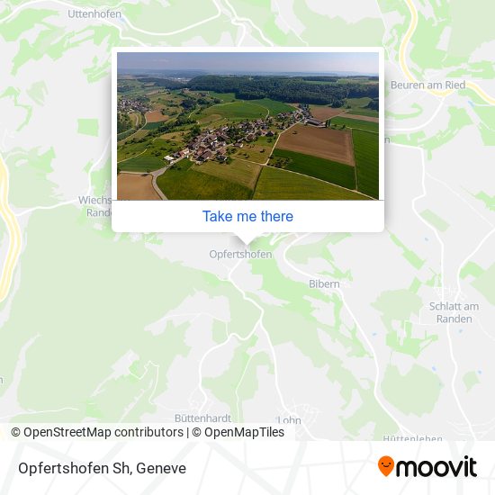 Opfertshofen Sh map