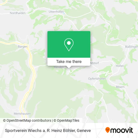 Sportverein Wiechs a. R. Heinz Böhler map