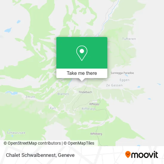 Chalet Schwalbennest map