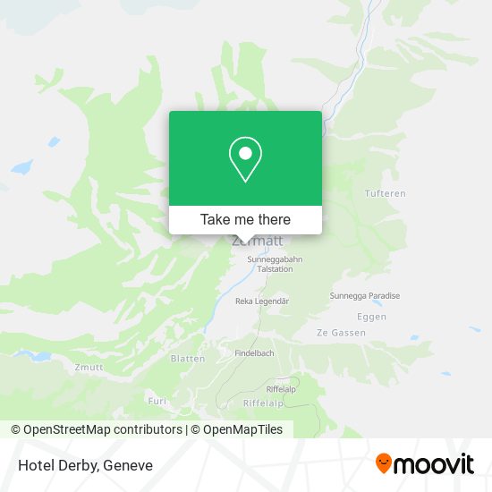 Hotel Derby map