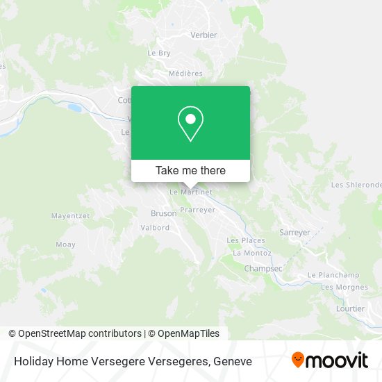 Holiday Home Versegere Versegeres map