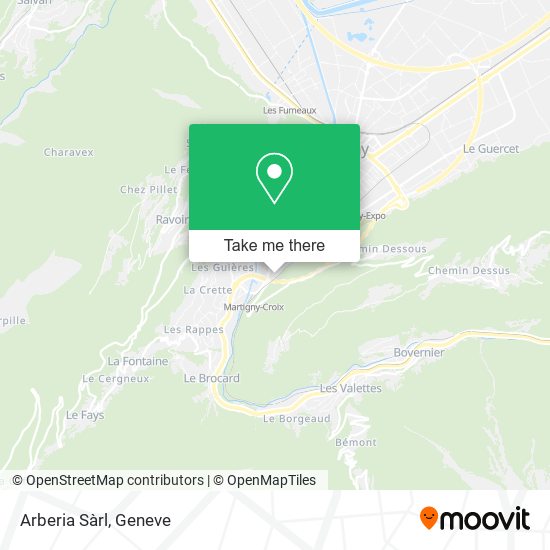 Arberia Sàrl map