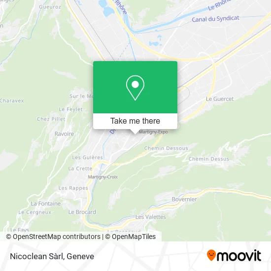 Nicoclean Sàrl map