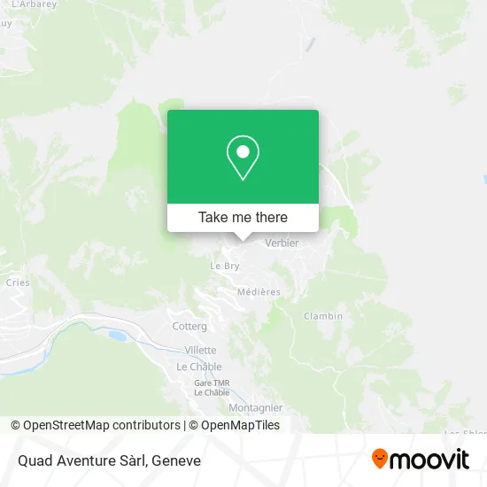 Quad Aventure Sàrl map