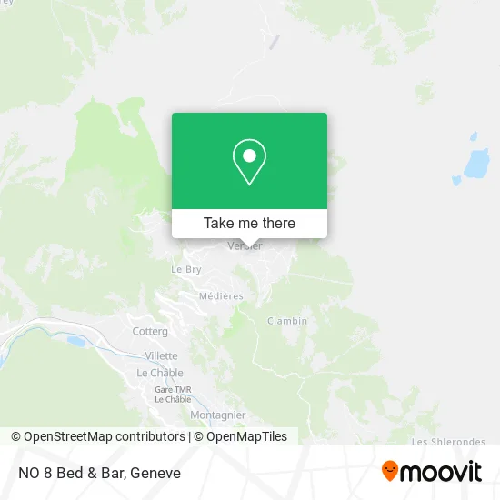 NO 8 Bed & Bar map