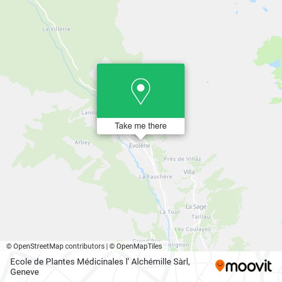 Ecole de Plantes Médicinales l' Alchémille Sàrl map