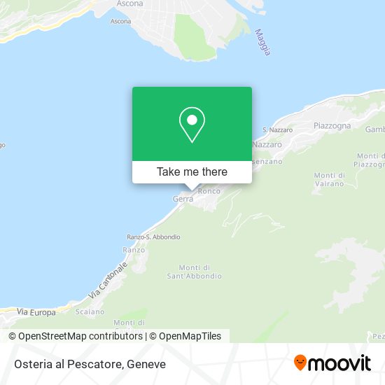 Osteria al Pescatore map