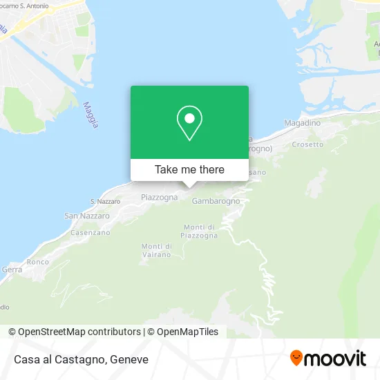 Casa al Castagno map
