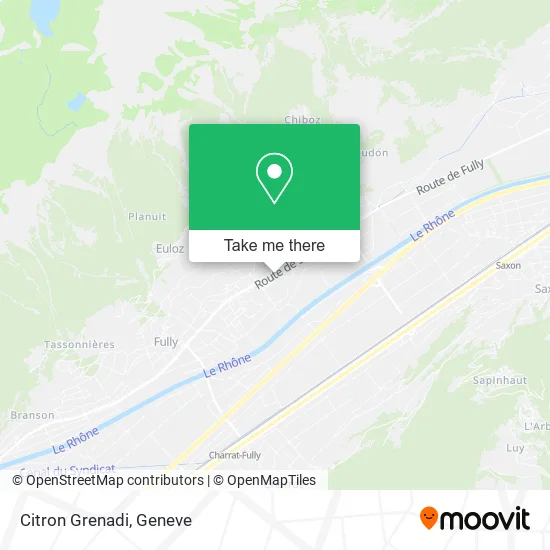 Citron Grenadi map