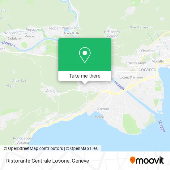 Ristorante Centrale Losone map