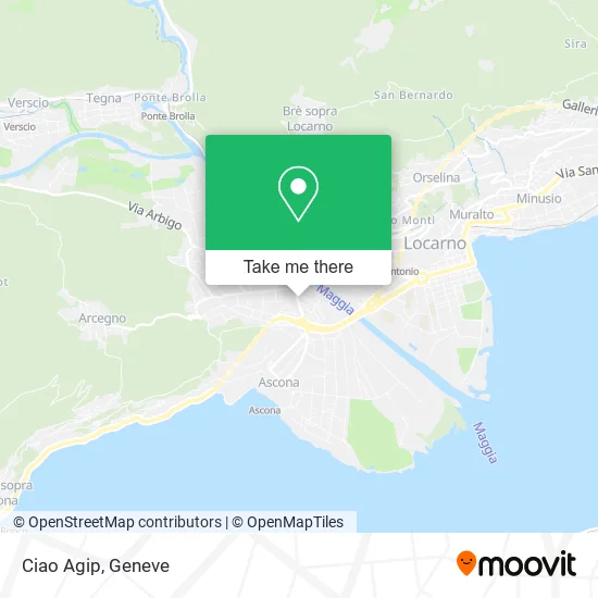 Ciao Agip map