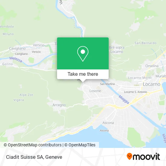Ciadit Suisse SA map
