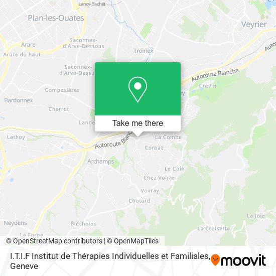 I.T.I.F Institut de Thérapies Individuelles et Familiales map