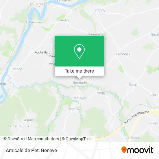 Amicale de Pet map
