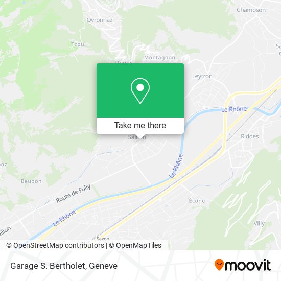 Garage S. Bertholet map