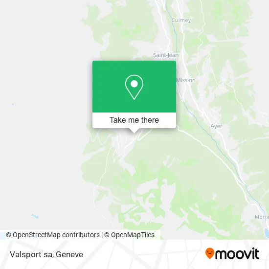Valsport sa map