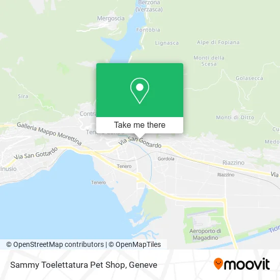 Sammy Toelettatura Pet Shop map