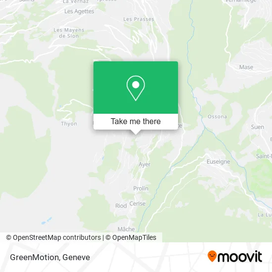 GreenMotion map