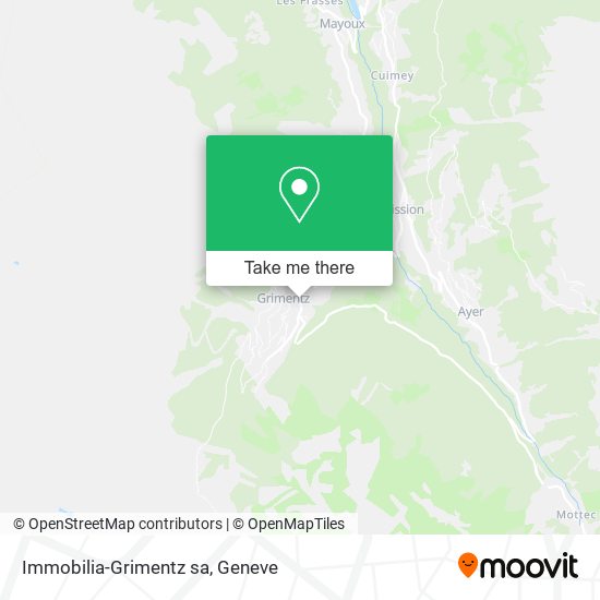 Immobilia-Grimentz sa map