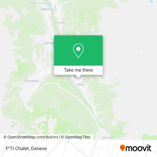 P'TI Chalet map