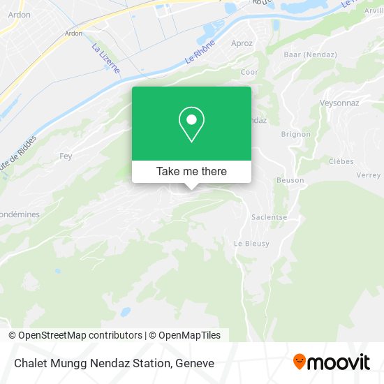 Chalet Mungg Nendaz Station map