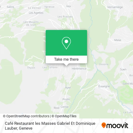 Café Restaurant les Masses Gabriel Et Dominique Lauber map
