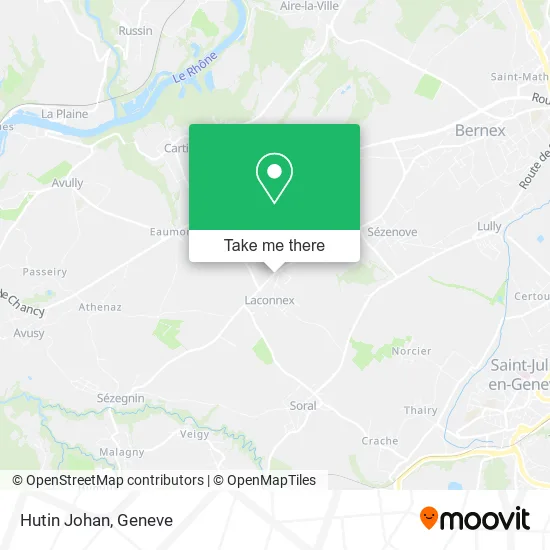 Hutin Johan map