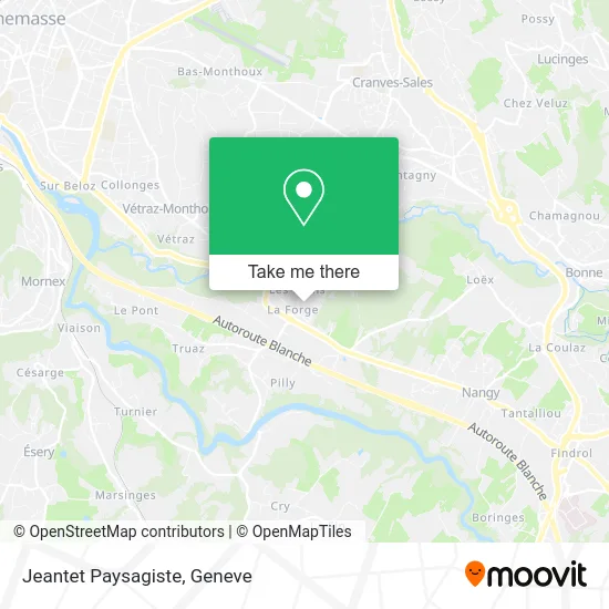 Jeantet Paysagiste map