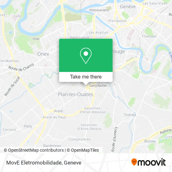 MovE Eletromobilidade map