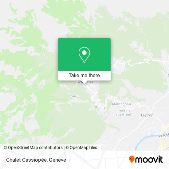 Chalet Cassiopée map