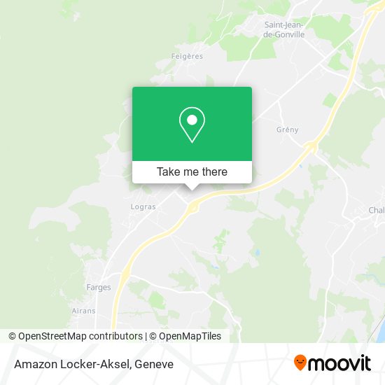 Amazon Locker-Aksel map