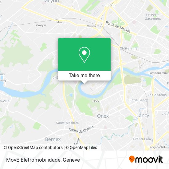 MovE Eletromobilidade map
