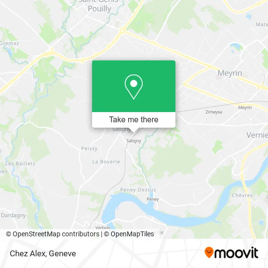 Chez Alex map