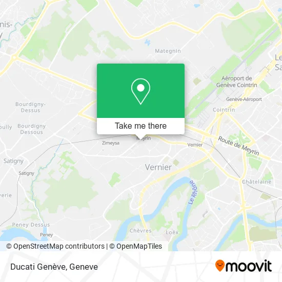 Ducati Genève map