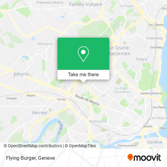 Flying Burger map